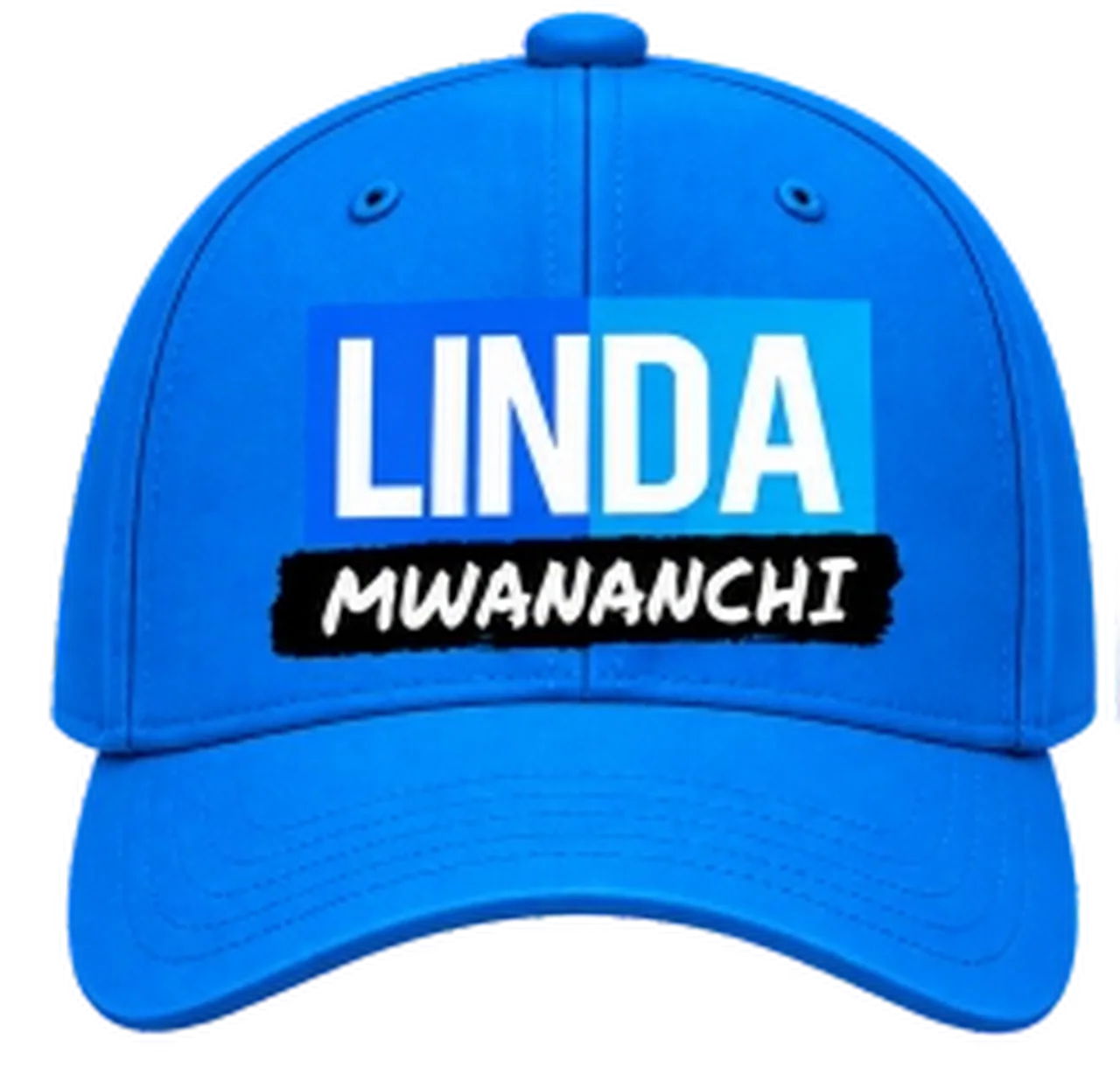 Blue Linda Mwananchi branded campaign cap