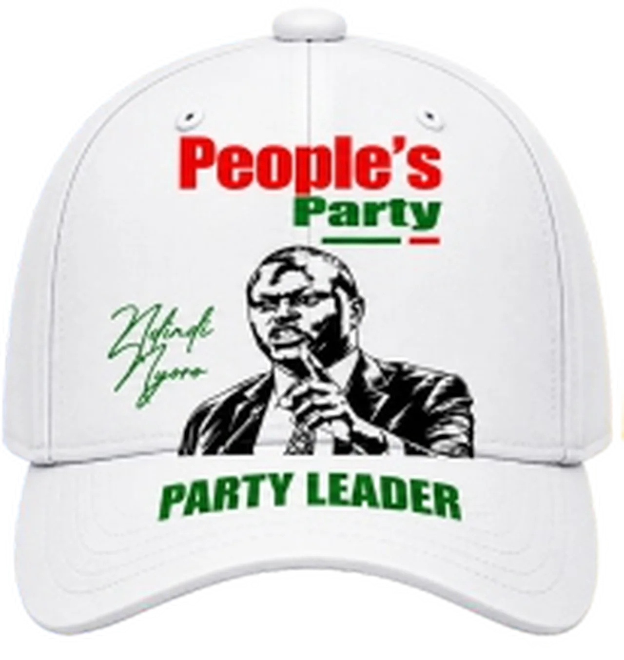 White People's Party branded campaign cap