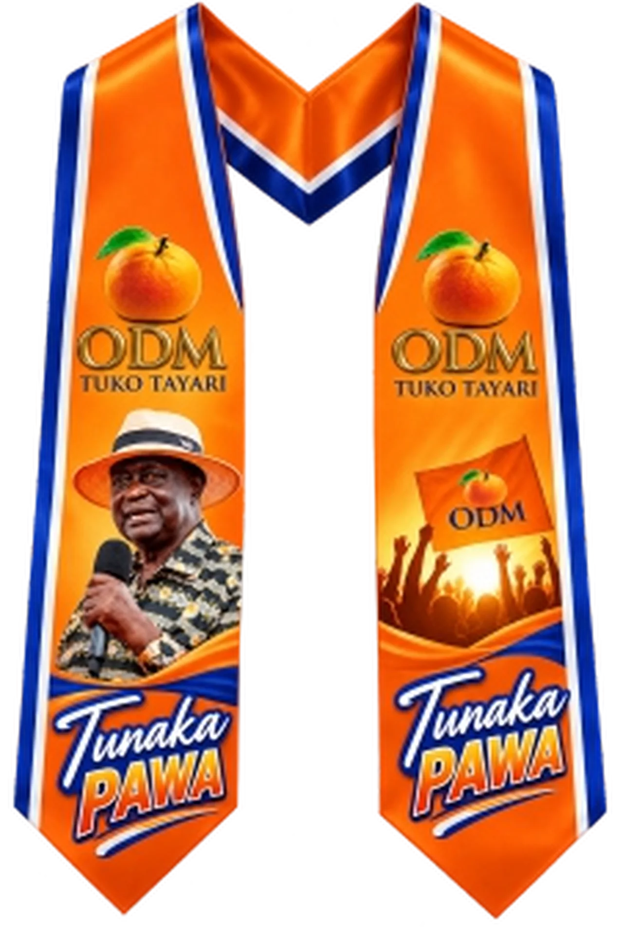 Orange ODM branded campaign sashes