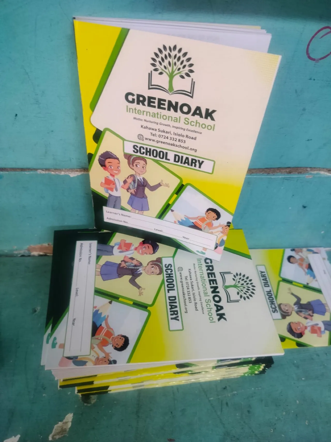 Custom school diaries