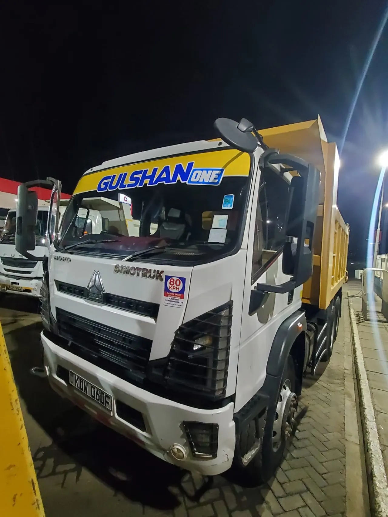 Custom truck branding