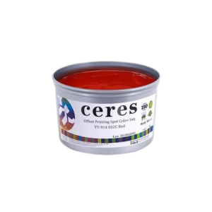 1kg Red Ceres Offset Ink